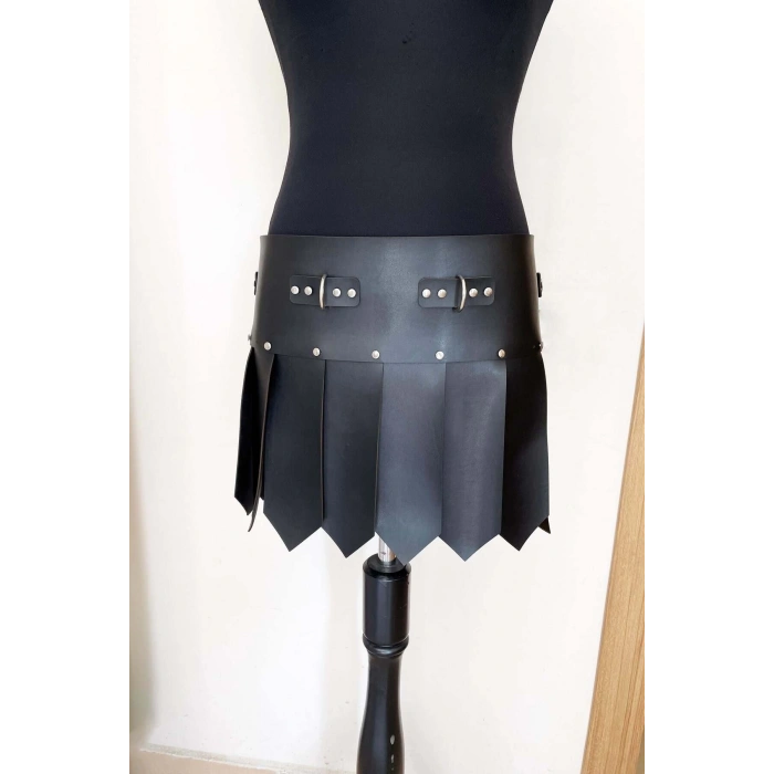 Erkek Gladyatör Deri Etek - APFTM88