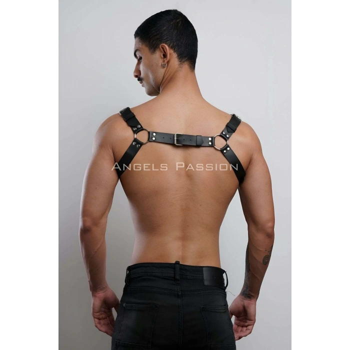 Erkek Göğüs Harness, Fantazi Giyim Deri Harness - APFTM7