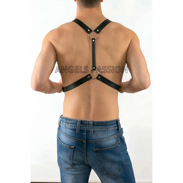 Erkek Göğüs Harness - Sexy Erkek Harness - Erkek Deri Aksesuar - APFTM27
