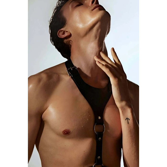 Erkek V Göğüs Harness, Şık Gömlek Aksesuar - APFTM145