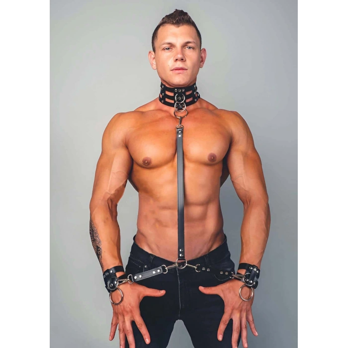 Fantazi Erkek Tasma Bileklik Takım - APFTM56