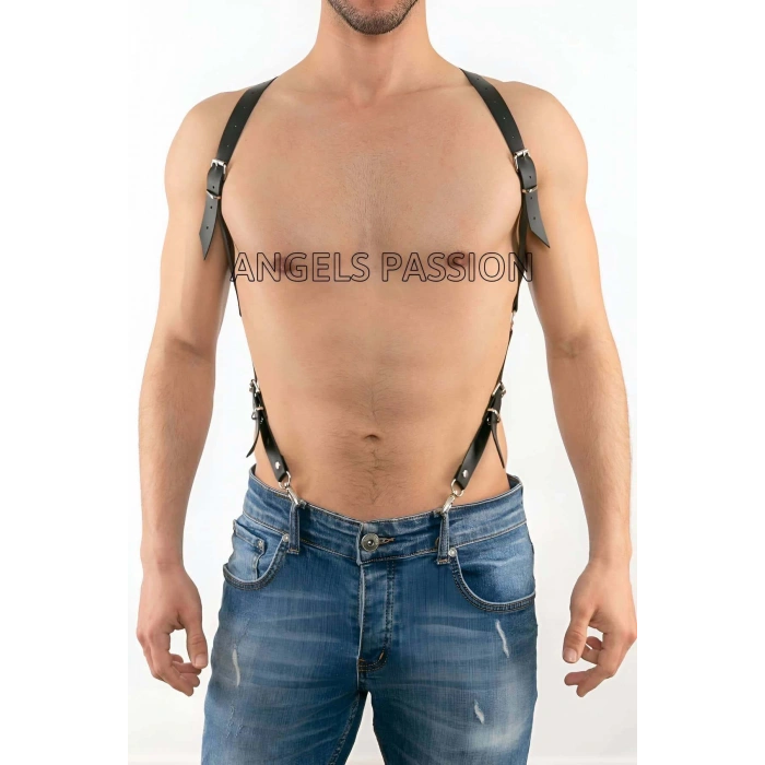 Fantezi Erkek Deri Vücut Aksesuar, Erkek İç Giyim - APFTM11