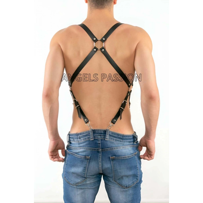 Fantezi Erkek Deri Vücut Aksesuar, Erkek İç Giyim - APFTM11