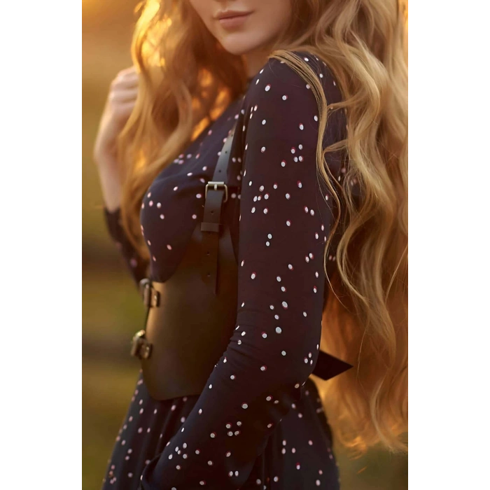 Göğüs Altı Detaylı Şık Elbise Kemeri - APFT612