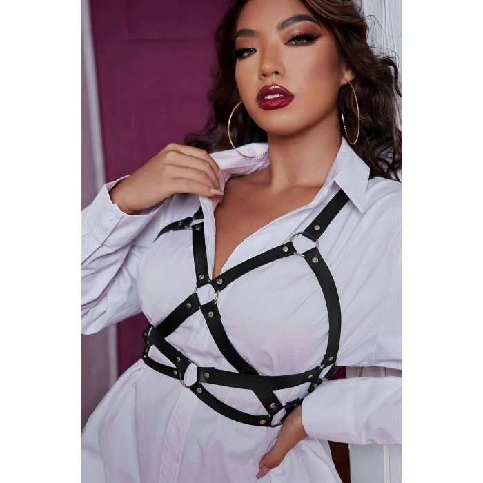 Gömlek ve T-shirt Üzeri Deri Kemer - APFT816