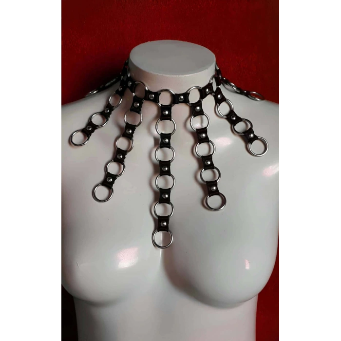 Işık Dalgası Choker - Lastik Işık Yansıma Choker - APFT575
