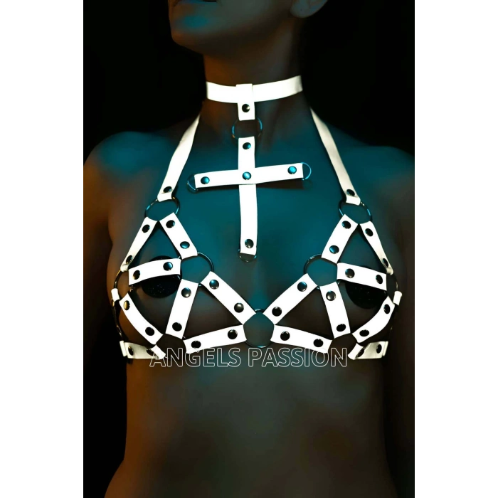 Karanlıkta Parlayan Seksi Reflektörlü Sütyen Takım - APFT464