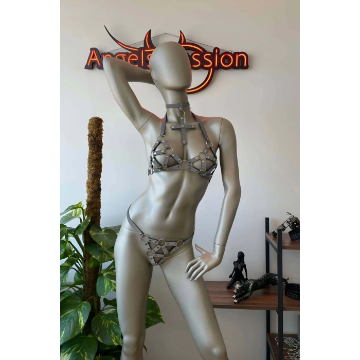 Karanlıkta Parlayan Seksi Reflektörlü Sütyen Takım - APFT464