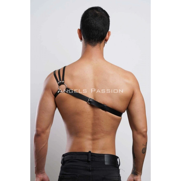 Omuzu Detaylı Şık Erkek Omuz Harness - Erkek Göğüs Harness - APFTM45
