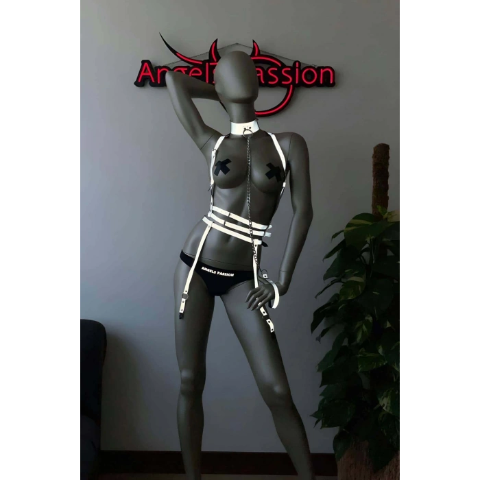 Özel Reflektörlü Tasmalı Jartiyer Takım Harness - APFT233