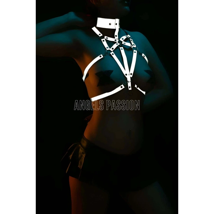 Özel Tasarım Seksi Reflektörlü Göğüs Harness - APFT314