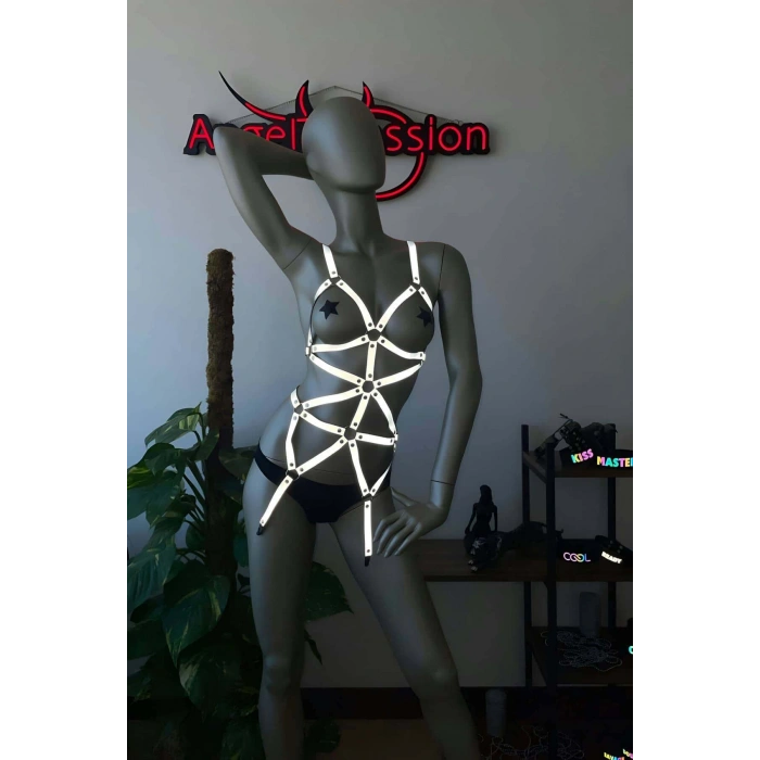 Reels Videoları İçin Ürünler Reflektörlü Body Harness - APFT470