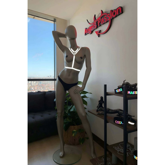 Reflektörlü Dekolte Detay Harness - APFT409