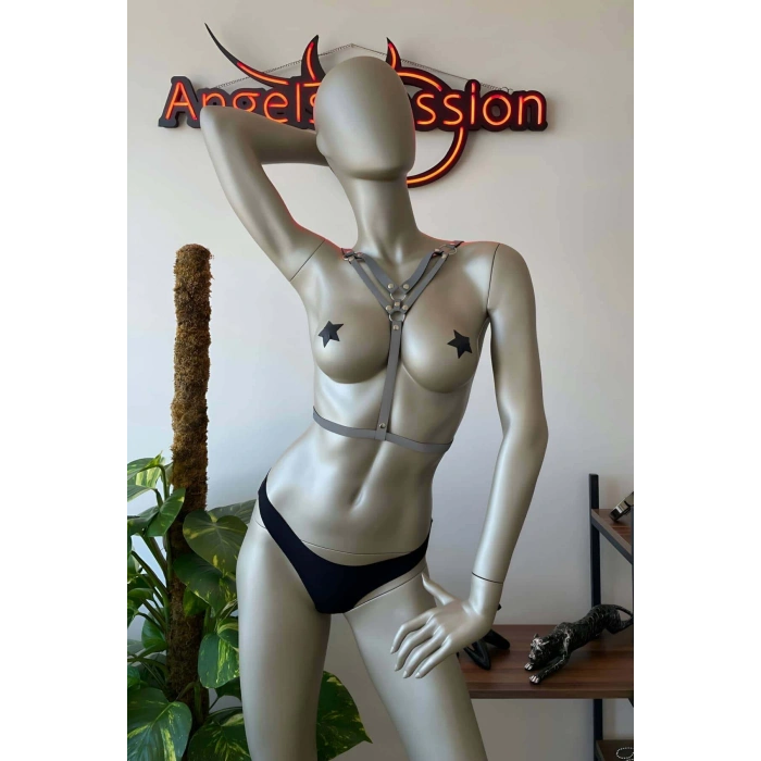 Reflektörlü Dekolte Detay Harness - APFT409