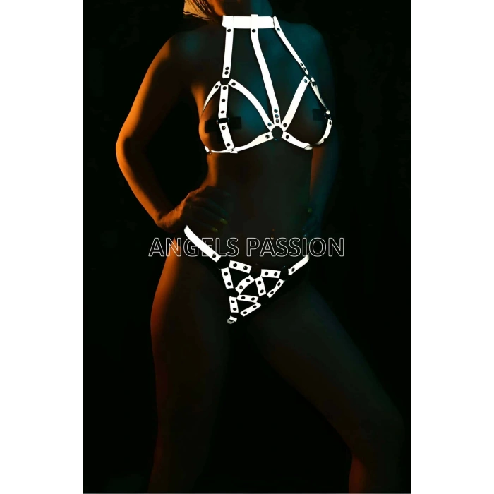 Reflektörlü Sütyen Takım Harness - APFT385