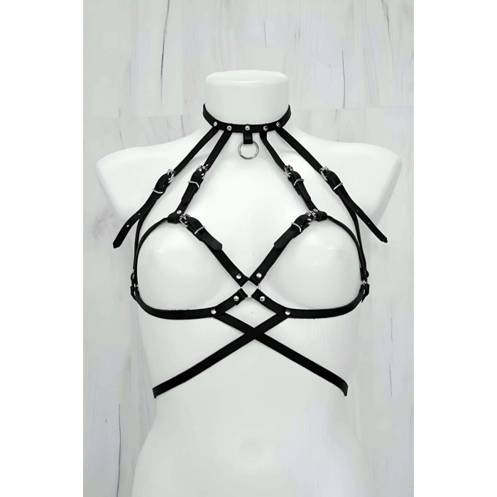 Seksi Giyim Deri Harness - APFT330