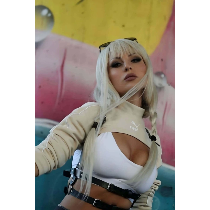 Şık Deri Kemer, Beli Saran Deri Harness - APFT606