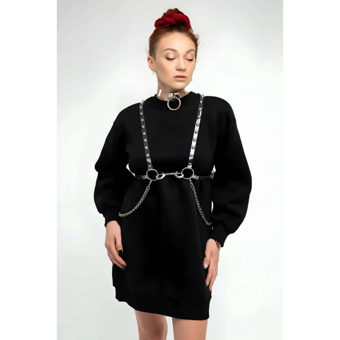 Şık - Şeffaf Kemer ve Choker Takım - APFT826