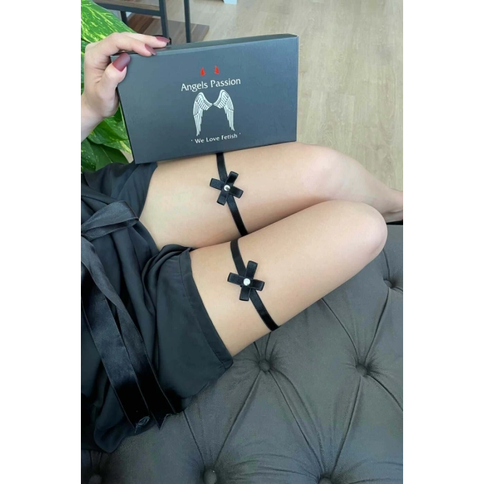 Siyah Şık Bacak Bandı - APFT528