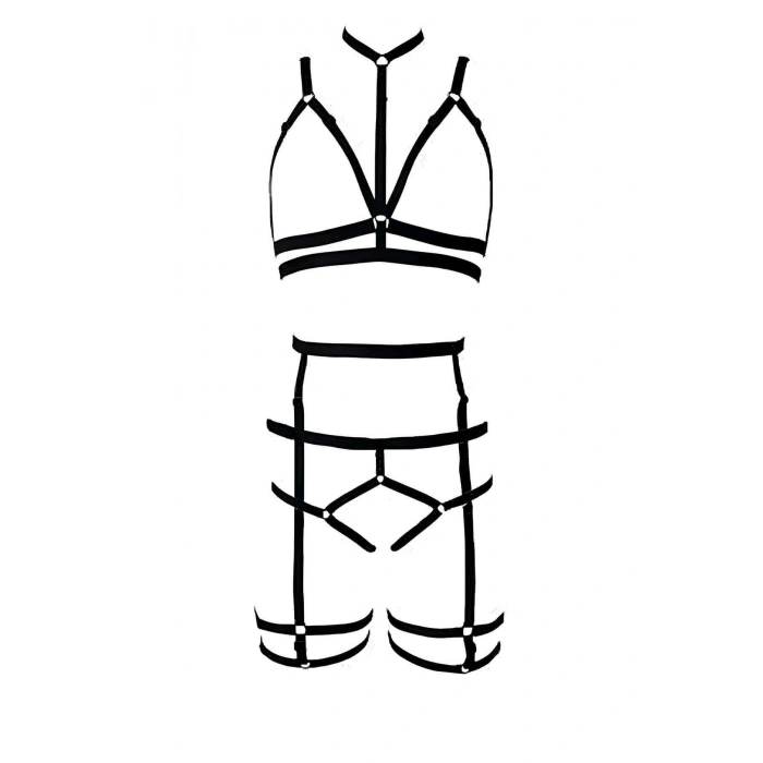 String - Sütyen Jartiyer Harness Takım - APFT142