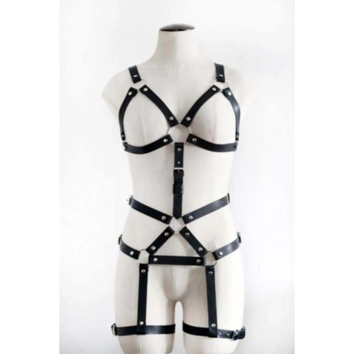 Vücut Saran Siyah Fantazi Giyim - APFT750