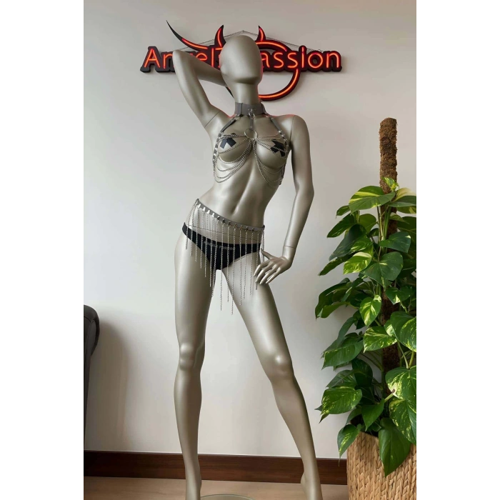 Zincirli Etek, Zincirli Reflektörlü Harness Takım - APFT462