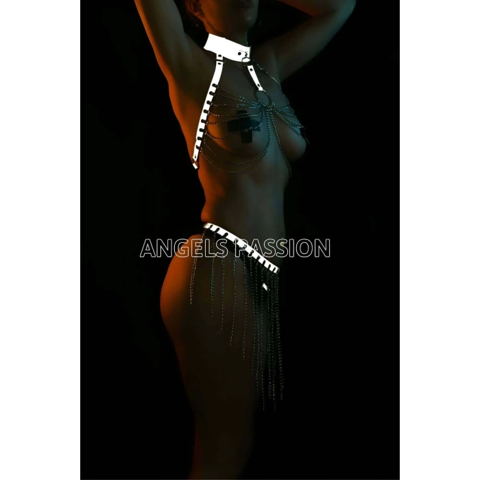 Zincirli Etek, Zincirli Reflektörlü Harness Takım - APFT462