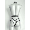 Ağ Kısmı Açık Seksi Jartiyer Harness - APFT370