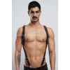 Çivi Detaylı Erkek Göğüs Harness, Erkek Clubwear, Deri Erkek Harness - APFTM203