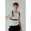 D Halka Detaylı Şık Erkek Harness - APFTM92