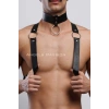 Erkek Choker ve Göğüs Harness, Erkek Parti Giyim - APFTM35