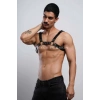 Erkek Deri Fantazi Göğüs Harness - APFTM8
