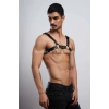 Erkek Deri Fantazi Göğüs Harness - APFTM8