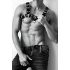 Erkek Deri Göğüs Aksesuar, Bulldog Harness, Deri Erkek Fantazi Giyim - APFTM149