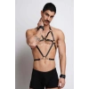 Erkek Deri Göğüs Harness, Erkek Fantazi Giyim, Erkek Parti Giyim - APFTM75