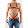 Erkek Fantazi Giyim, Deri Erkek Harness - APFTM4