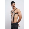 Erkek Göğüs Harness, Erkek Deri Pantolon Askısı, Erkek Clubwear - APFTM23