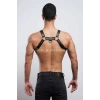Erkek Göğüs Harness, Erkek Deri Pantolon Askısı, Erkek Clubwear - APFTM23