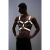 Erkek Göğüs Harness - Reflektörlü (Karanlıkta Yansıyan) Göğüs Harness - APFTM78