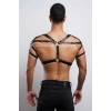 Erkek Harness, Erkek PartyWear, Deri Erkek Parti Elbise Aksesuarı - APFTM6