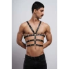Erkek İç Giyim Seksi Fantazi Giyim - Erkek Deri Fantazi Giyim - Seksi Erkek Deri Harness - APFTM38