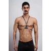 Erkek Omuz Harness - Seksi Erkek Deri Harness - Erkek Harness İç Giyim - APFTM28