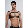 Erkek Parti Aksesuar, Clubwear, Deri Göğüs Harness, Erkek Fantezi Giyim - APFTM116