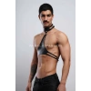 Erkek Parti Aksesuarı, Şık Deri Harness Kemer, Erkek Deri Göğüs Harness - APFTM113