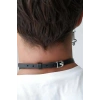 Erkek Seksi Boyunluk Deri Harness  - APFTM87