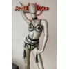 Erotik İç Giyim Fantezi Deri Püsküllü Harness