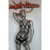 Fantazi Erotik İç Giyim Deri Body Harness