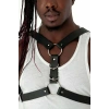 Göğüs Ve Halka Detaylı Erkek Deri Harness - APFTM85
