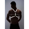 Karanlıkta Parlayan (Reflektörlü) Erkek Göğüs Harness, Erkek Parti Giyim - APFTM108