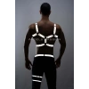 Karanlıkta Yansıyan Reflektörlü Erkek Harness Takım, Erkek Göğüs ve Bacak Harness Takım - APFTM198